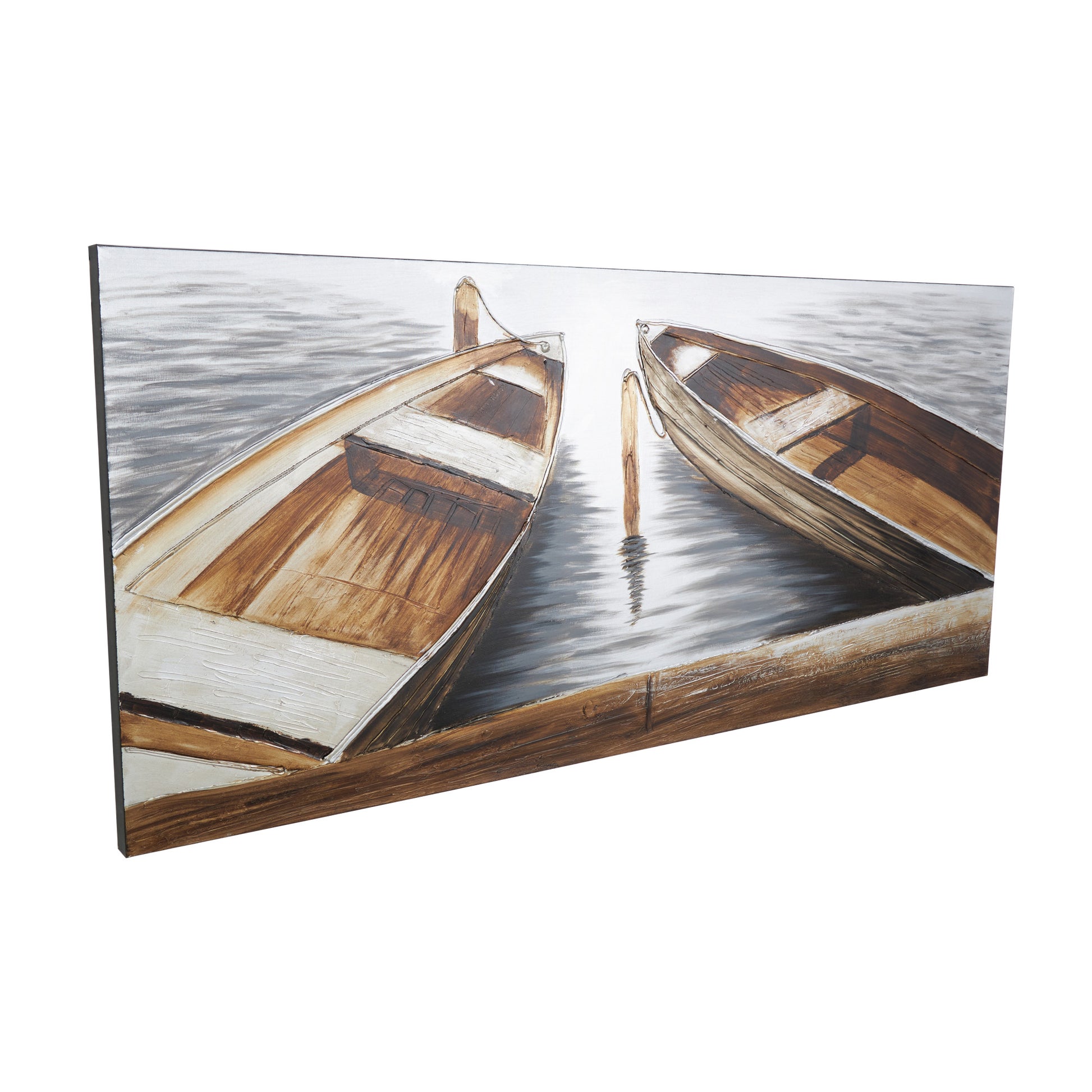 Sail Boat Brown Canvas Decorative Wall Art