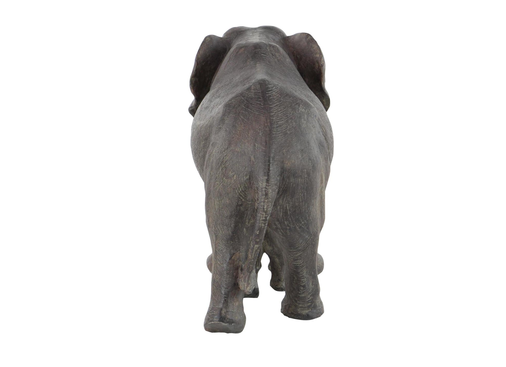 Elephant Gray Polystone Decorative Sculpture