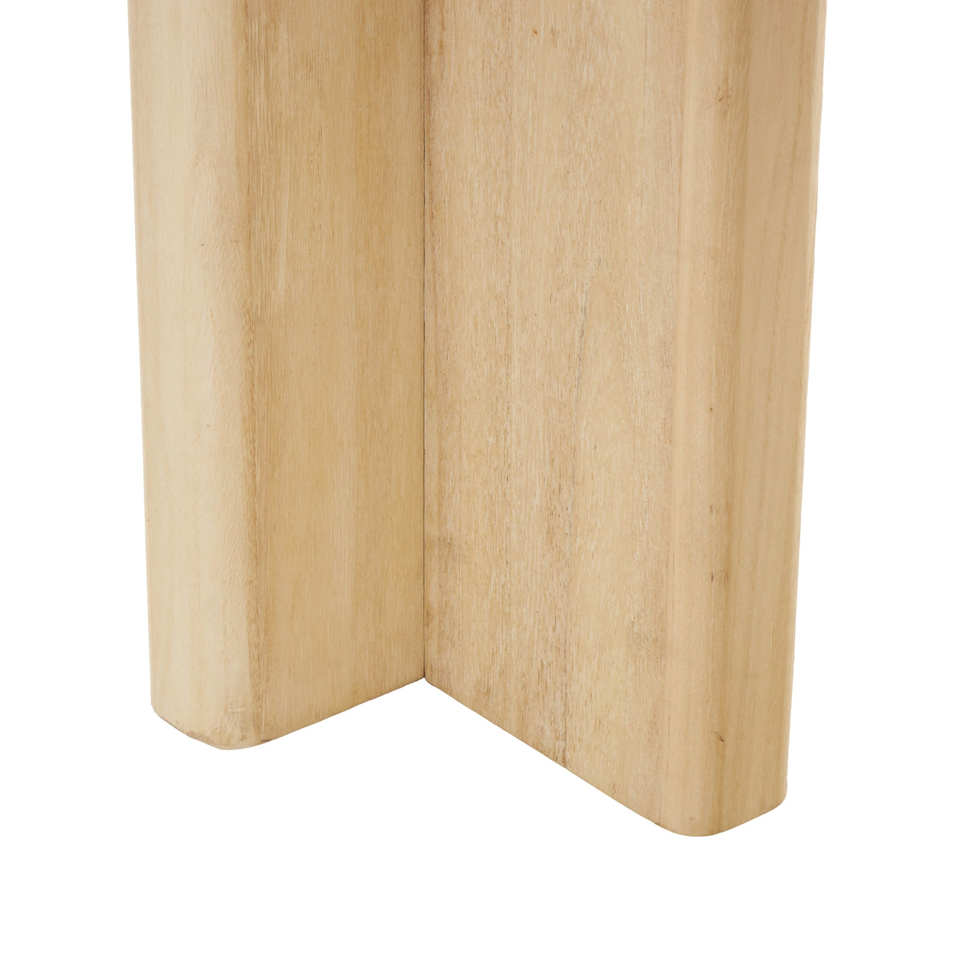Light Brown Wood Handmade Living Room Console Table