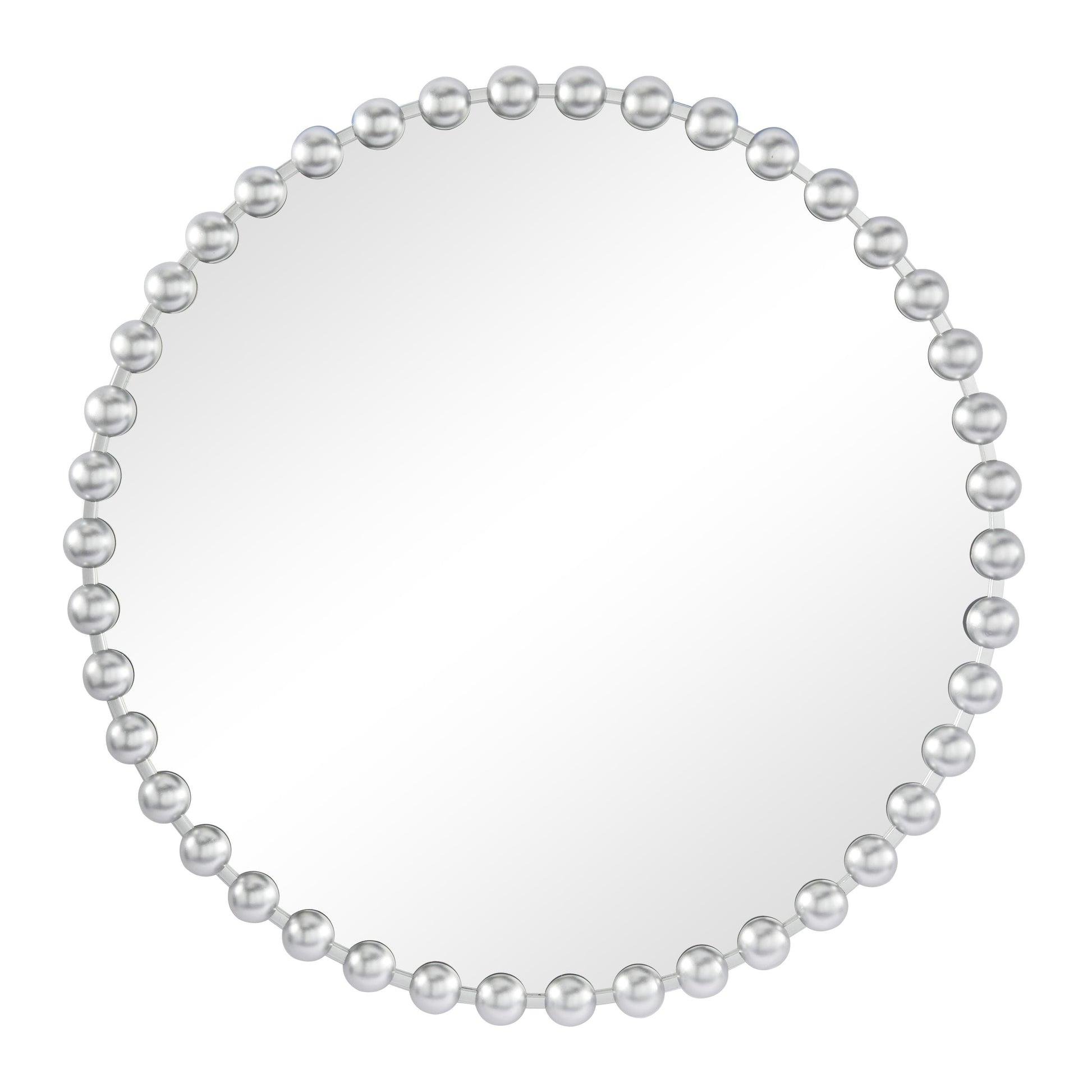 CosmoLiving by Cosmopolitan Metal Room Wall Mirror with Beaded Detailing
