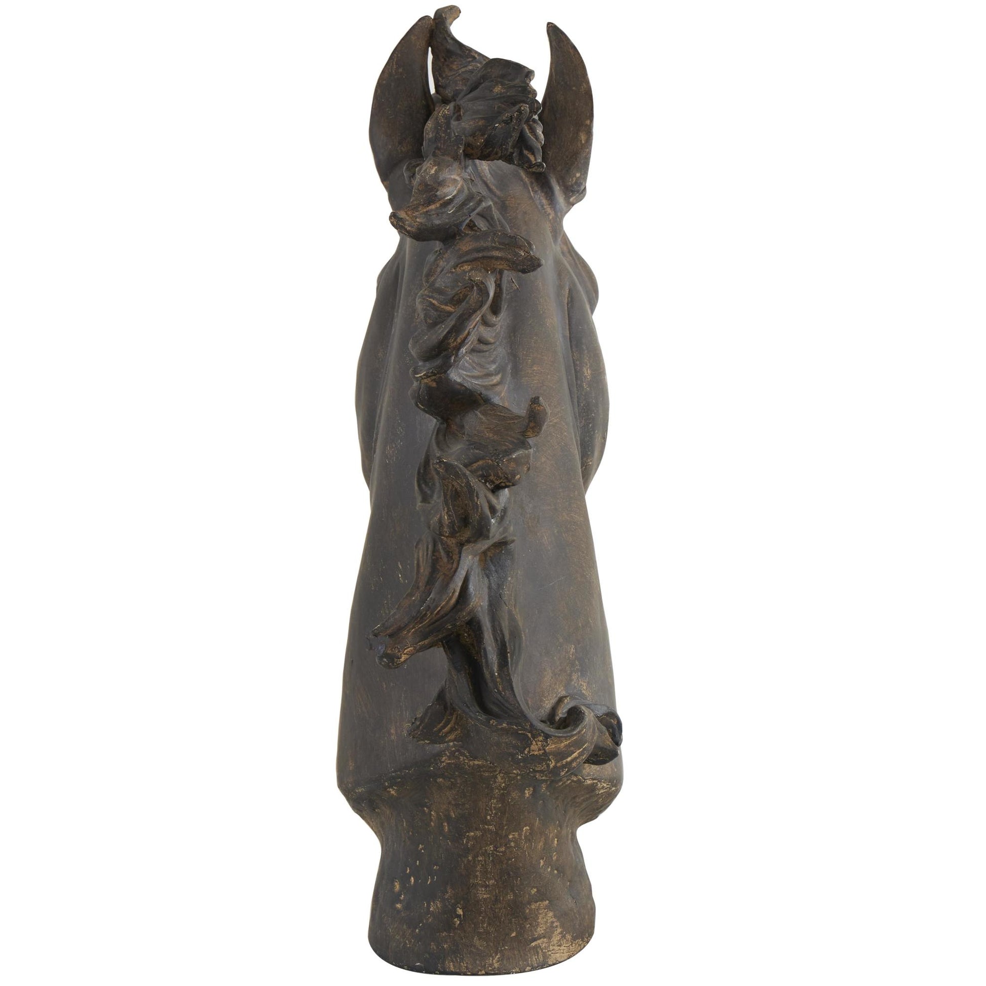 Horse Brown Polystone Decorative Sculpture