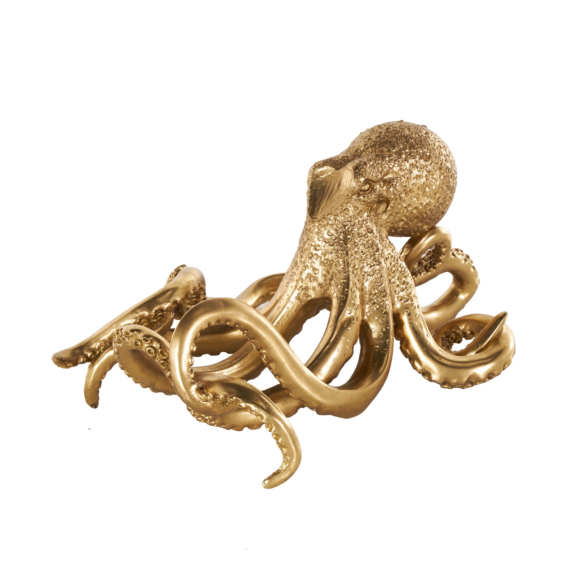 Octopus Gold Resin Single Bottle Kitchen Wine Holder