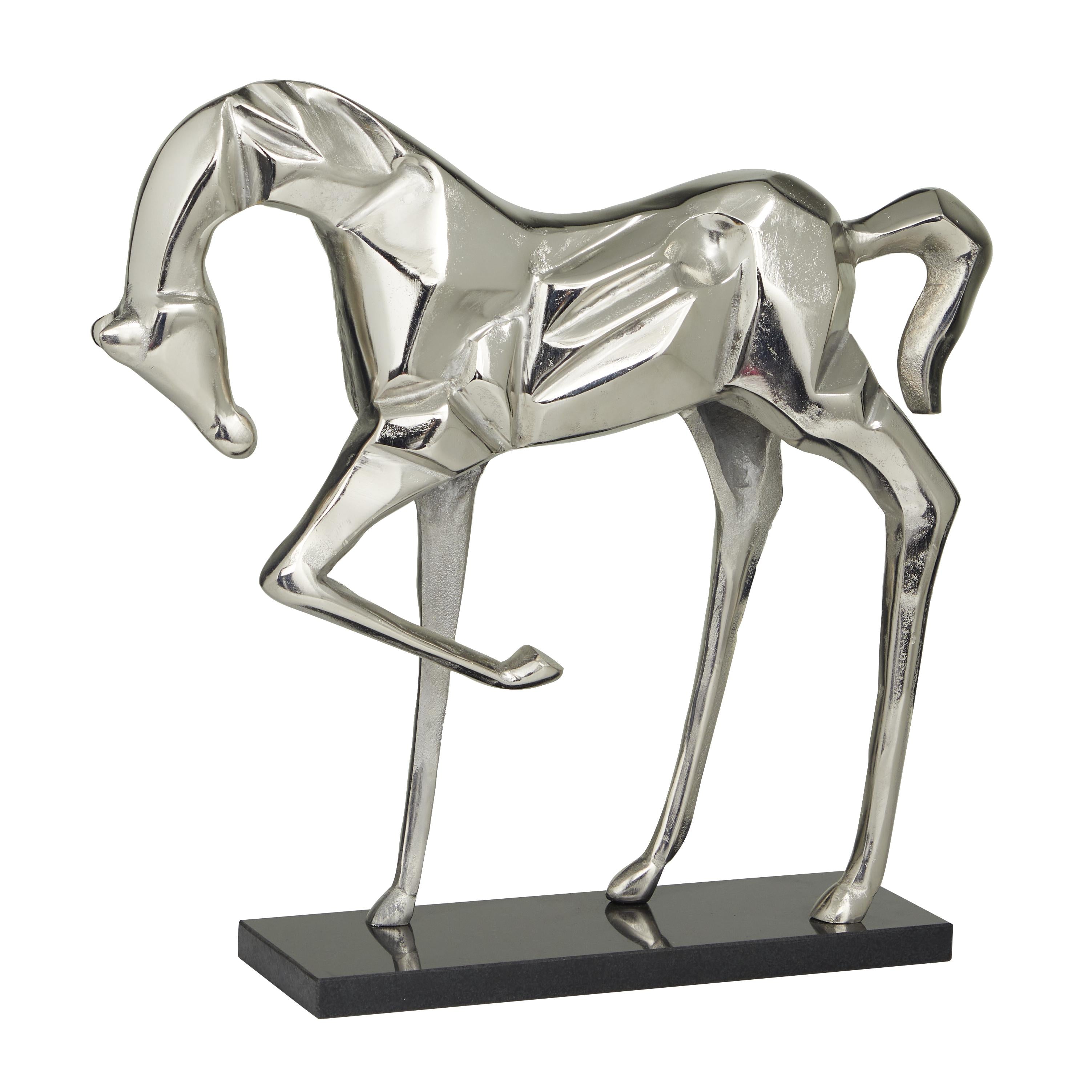 Horse Aluminum Metal Decorative Sculpture
