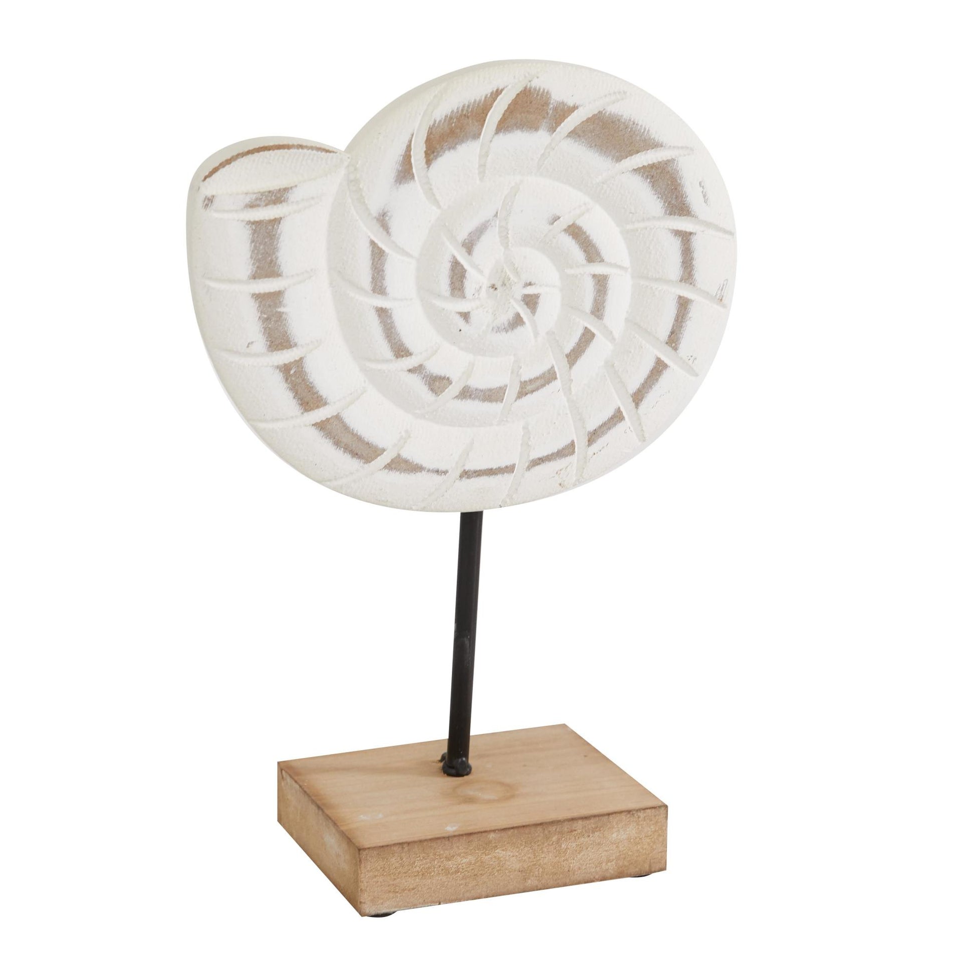 Set of 3 Sea Life White Plastic Decorative Sculpture