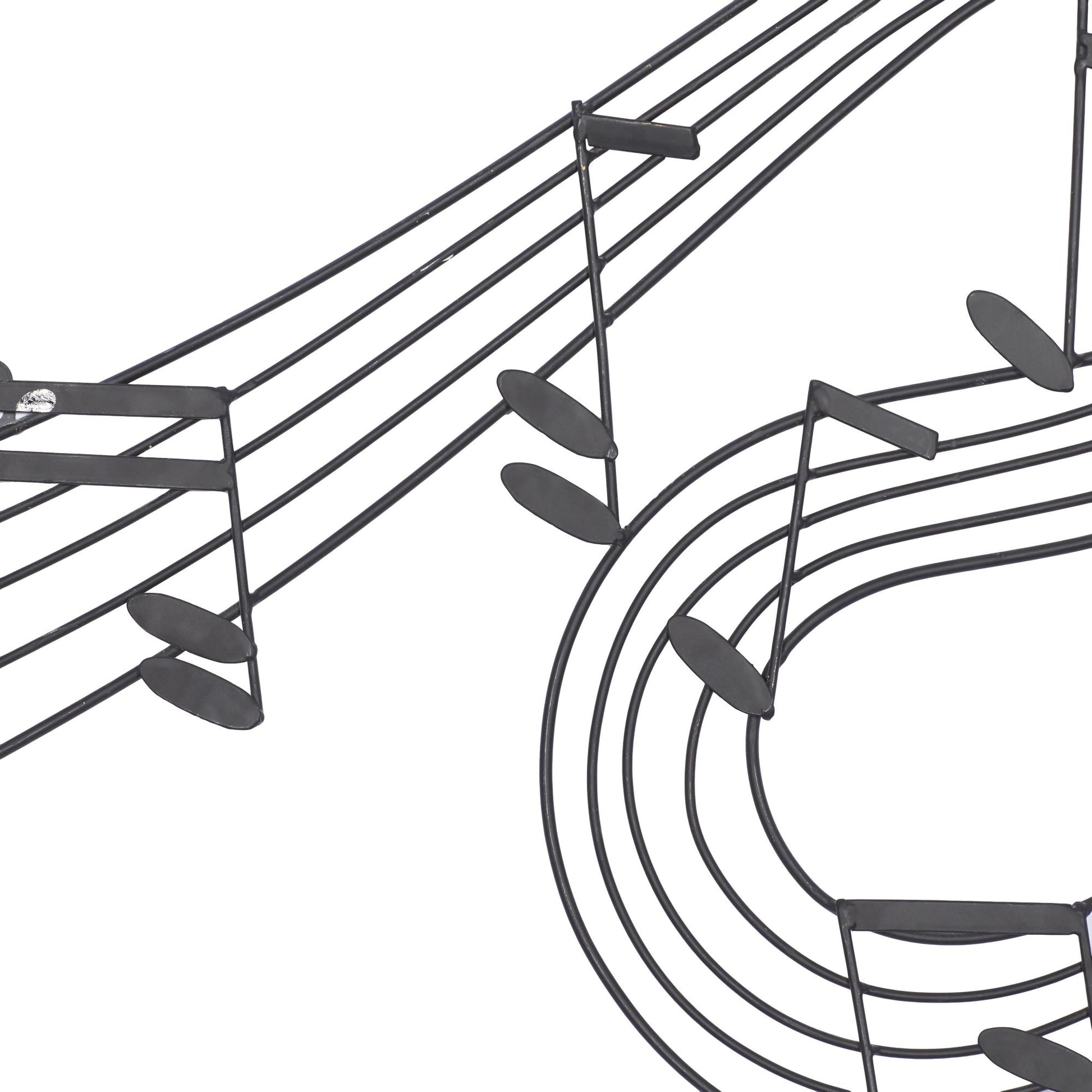 Musical Notes Black Metal Notes Home Wall Decor