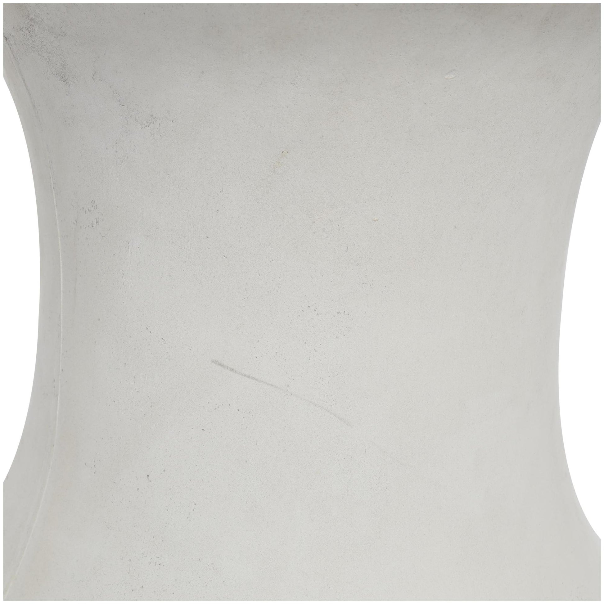 Fiberclay Ceramic Distressed Hourglass Outdoor Accent Table 14" x 14" x 16"