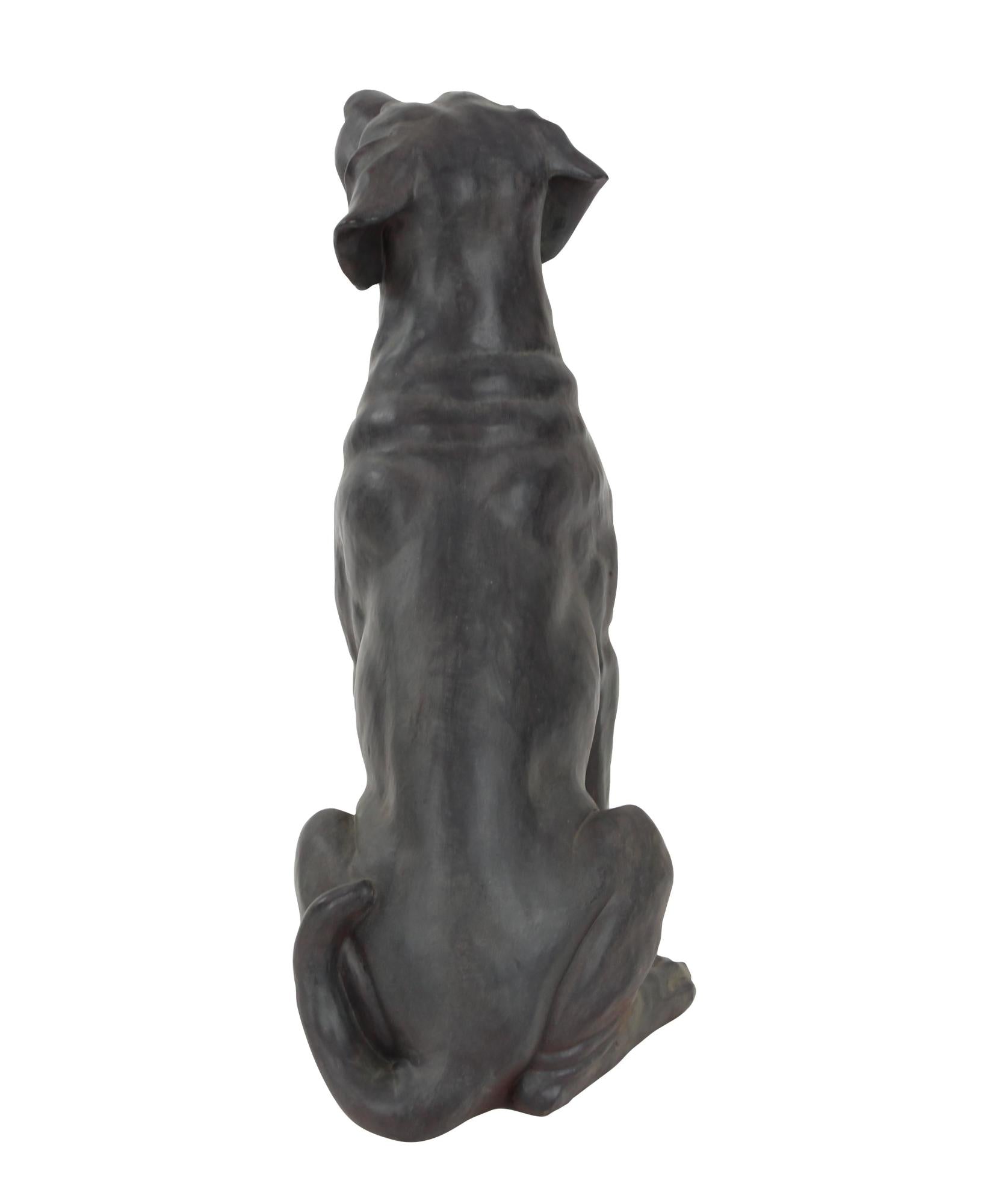 Dog Brown Polystone Decorative Sculpture