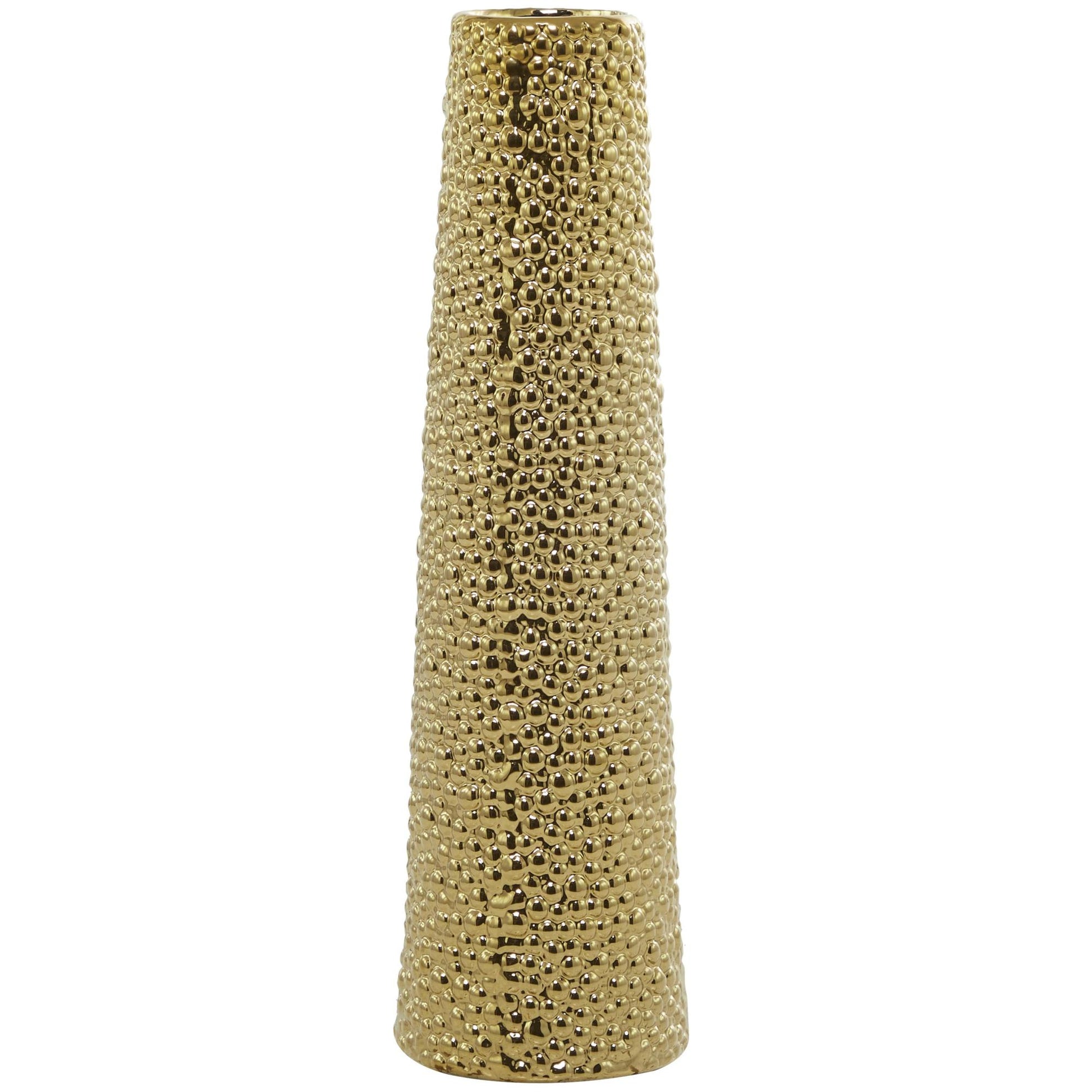 Ceramic Decorative Vase with Bubble Texture
