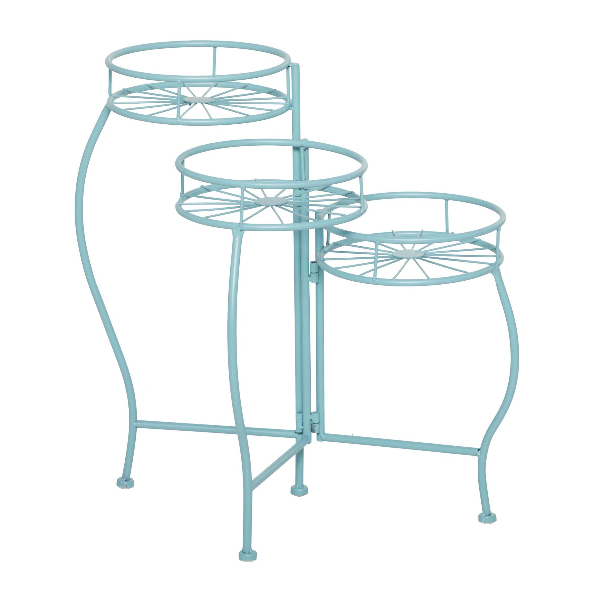 Starburst Metal 3 Tier Indoor Outdoor Plantstand