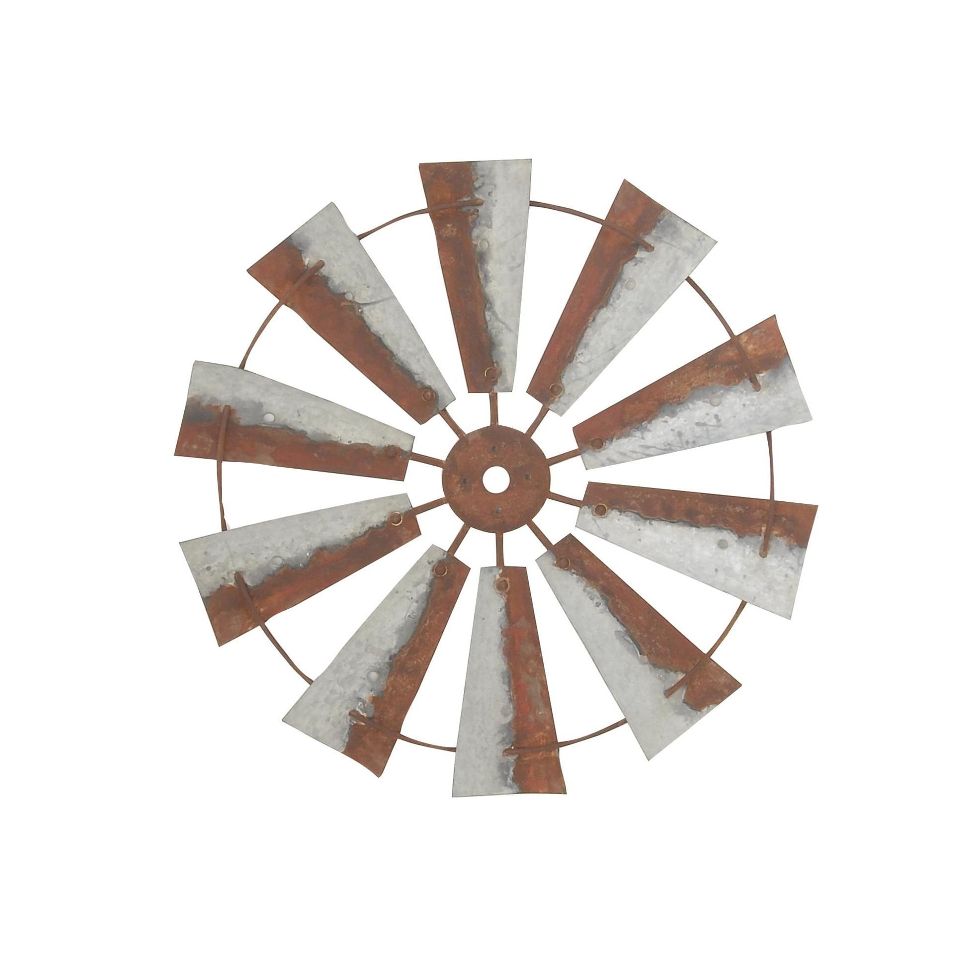 Windmill Metal Indoor Outdoor Home Wall Decor