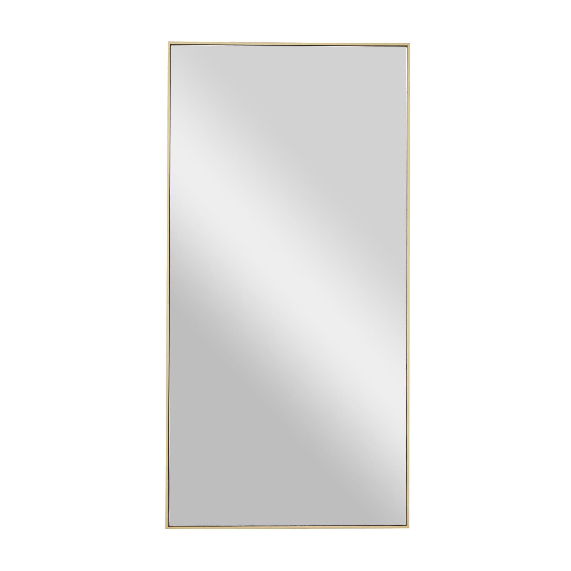 Wooden Room Wall Mirror with Thin Frame