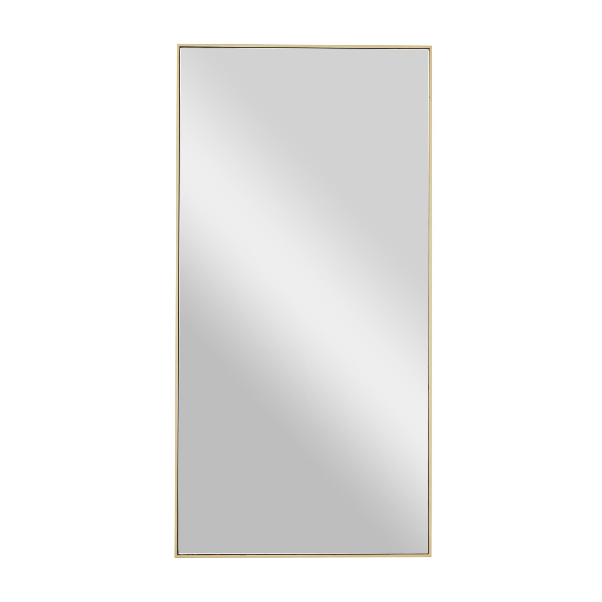 Wooden Room Wall Mirror with Thin Frame