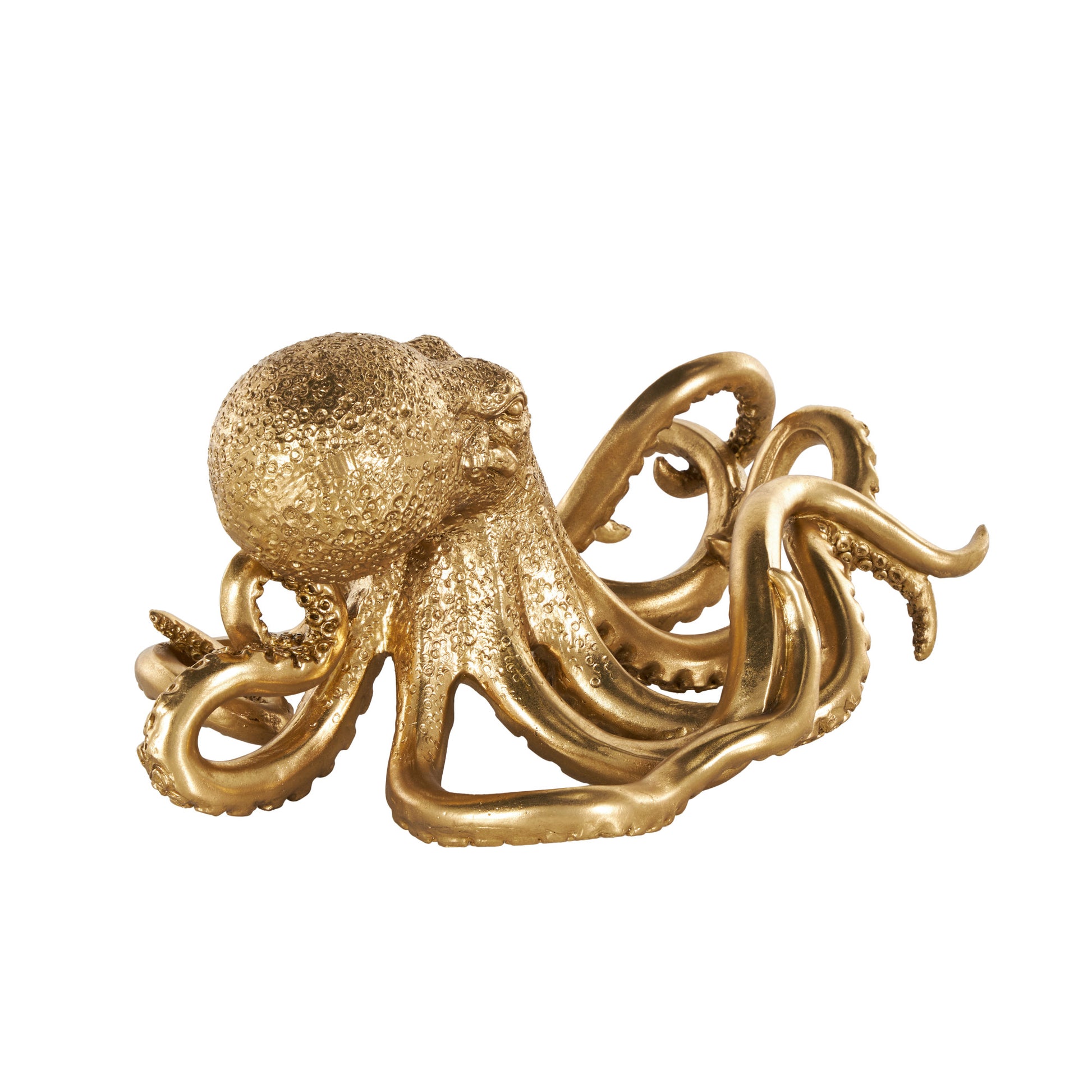 Octopus Gold Resin Single Bottle Kitchen Wine Holder