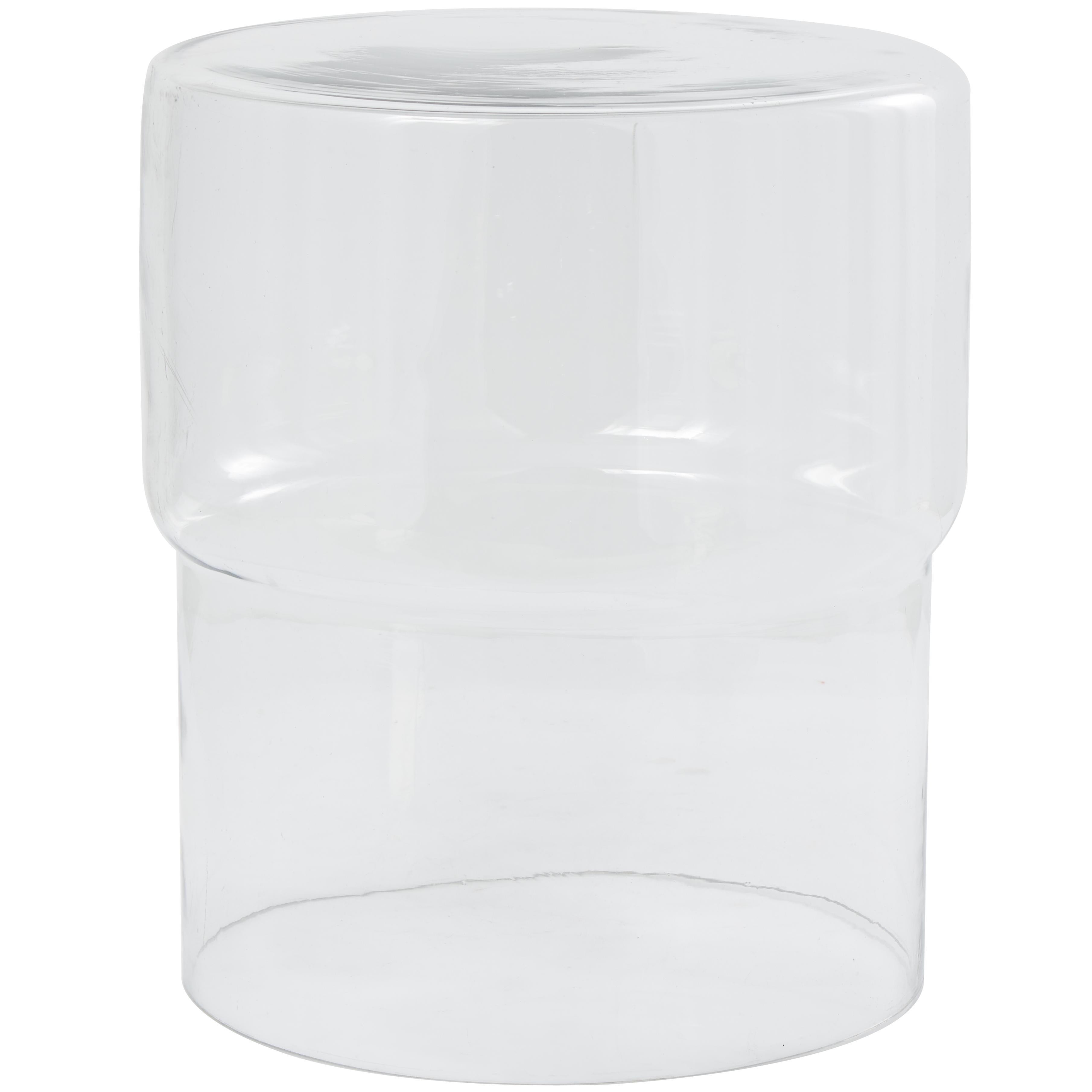Glass Modern Side End Accent Table