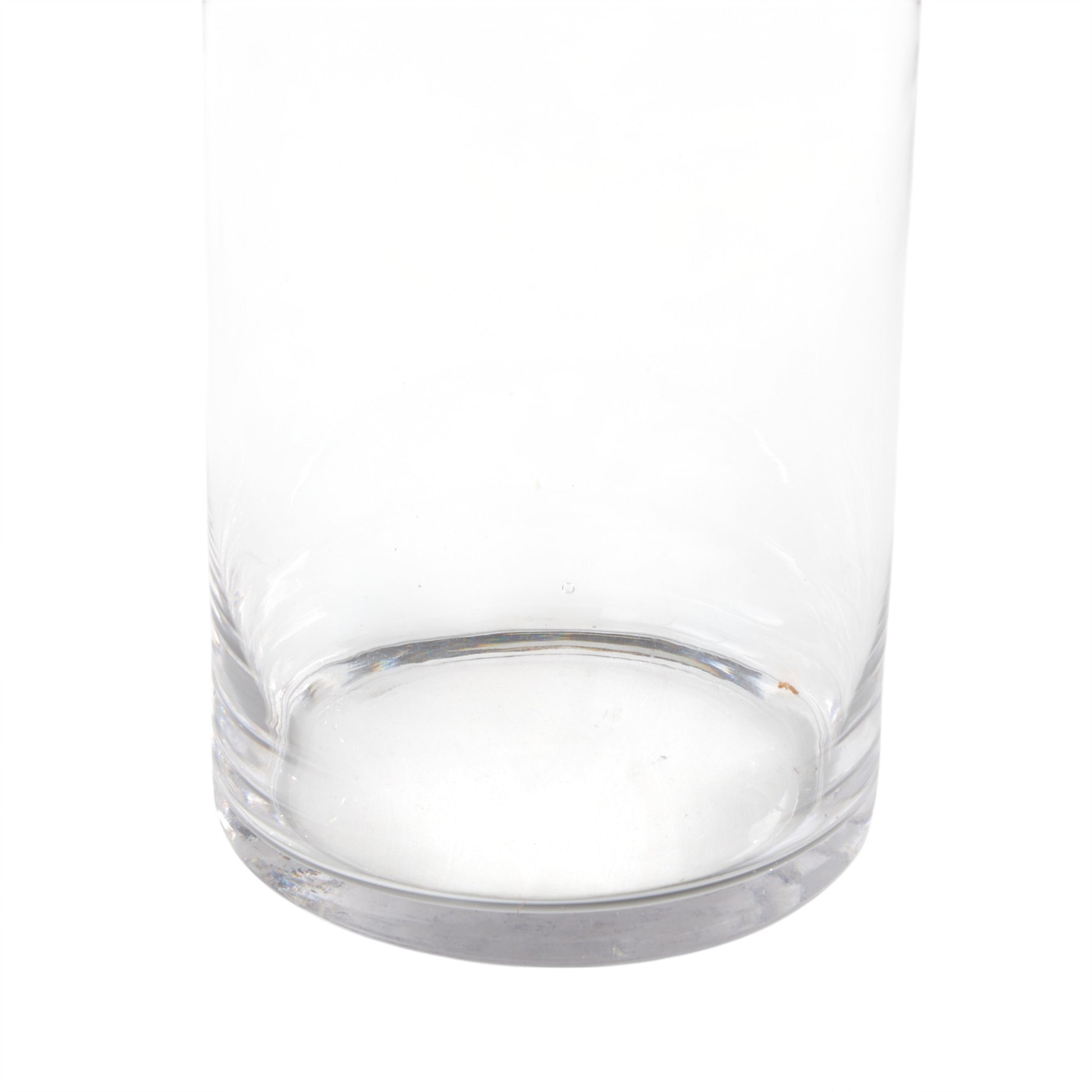 Clear Glass Tall Decorative Vase