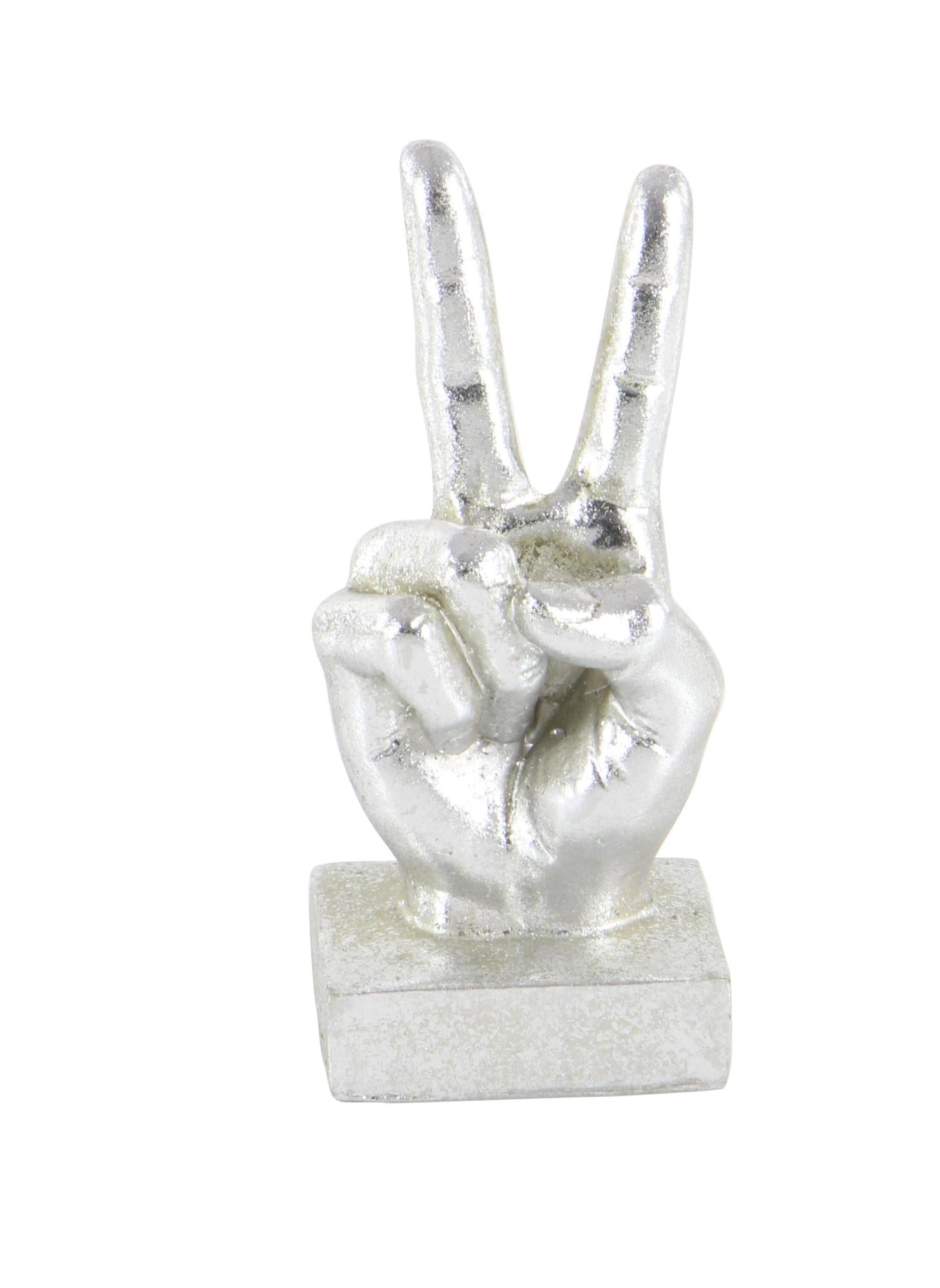 CosmoLiving by Cosmopolitan Set of 3 Hands Polystone Decorative Sculpture