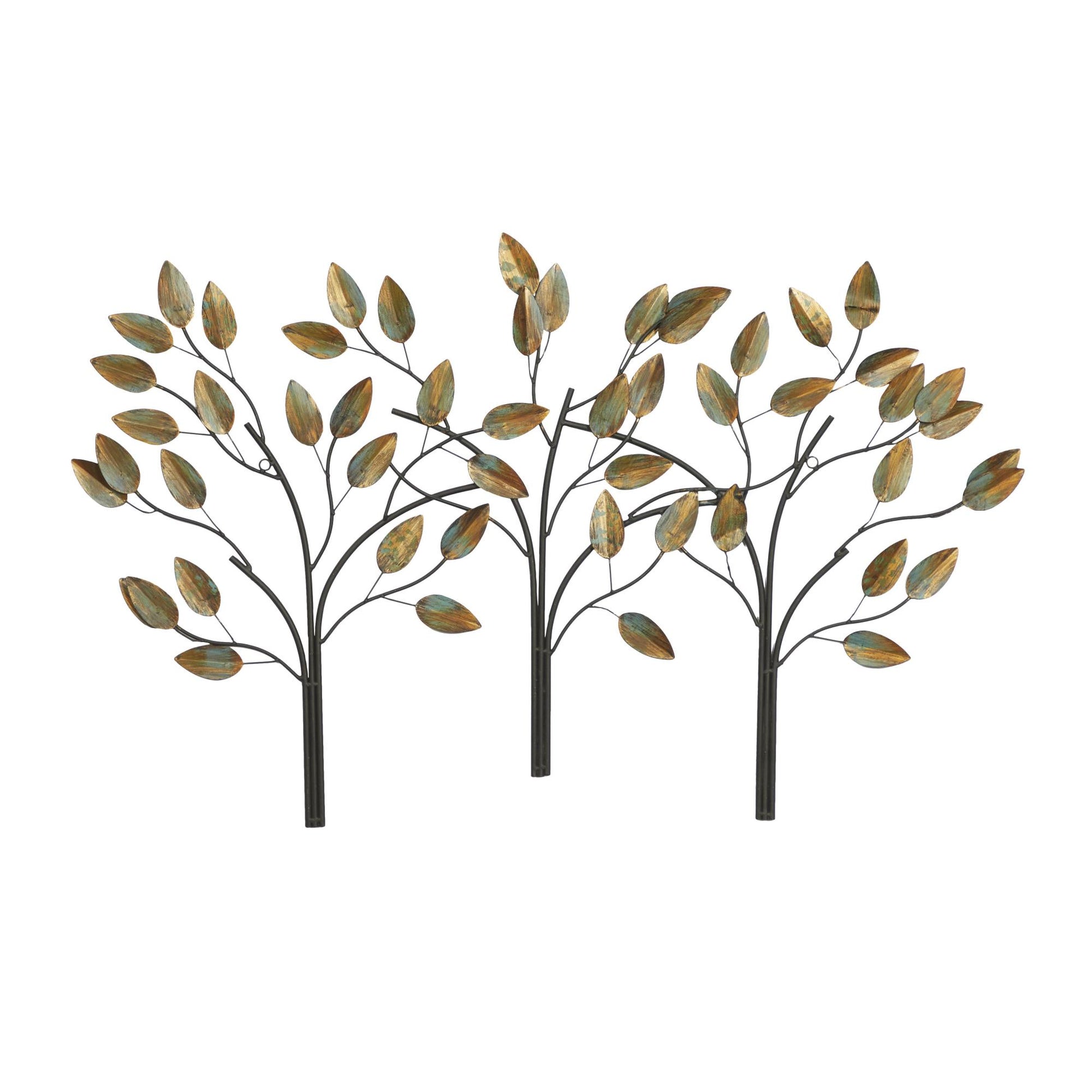 Tree Brown Metal Home Wall Decor